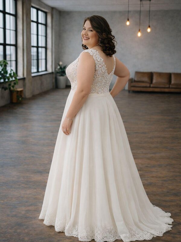 curvy_brautkleid_Chiffon_Hochzeitskleid curvy_brautkleid_Chiffon_Hochzeitskleid
