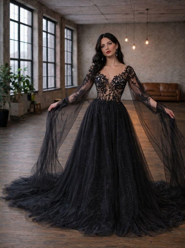 schwarzes_Brautkleid_schwarz_Hochzeitsmode schwarzes_Brautkleid_schwarz_Hochzeitsmode