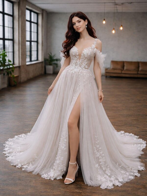 Brautmode_Tüllkleid_Hochzeit_Sommerhochzeit_Strand Brautmode_Tüllkleid_Hochzeit_Sommerhochzeit_Strand