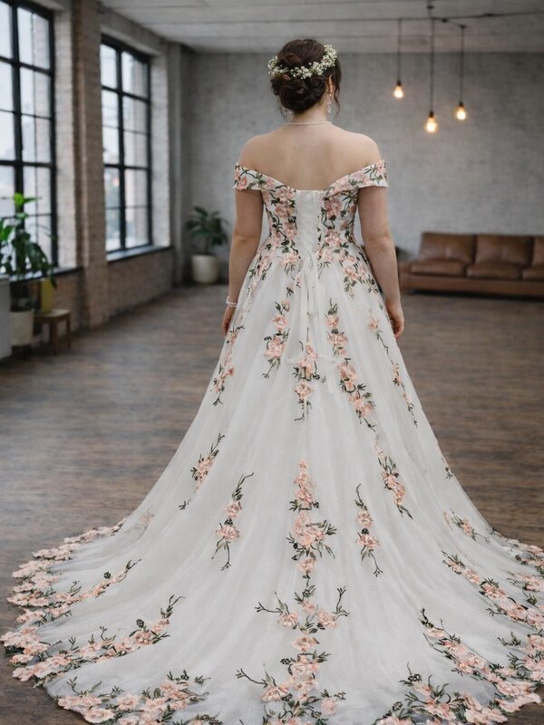 Kleid_Hochzeit_Blumen_Floral_Sommerhochzeit_plussize Kleid_Hochzeit_Blumen_Floral_Sommerhochzeit_plussize