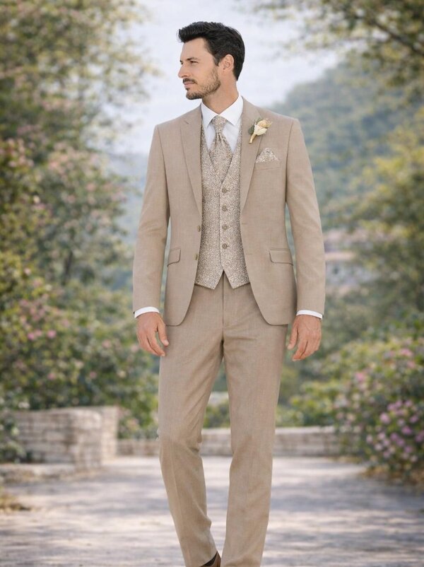 Anzug_beige_Hochzeit_sand_Bräutigam_slim Anzug_beige_Hochzeit_sand_Bräutigam